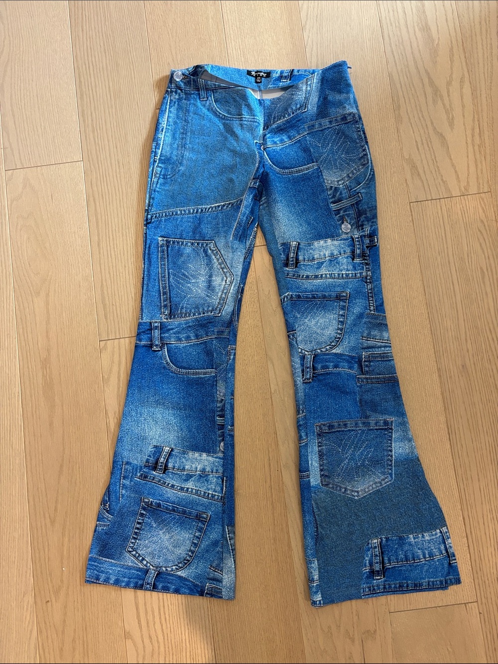 Dolls Kiss Denim Printed Pants